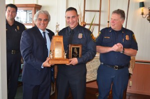 Monterey County Fire Chiefs Association 2015 Career Firefighter of the Year, Firefighter Anthony Pardo from the Marina Fire Department.